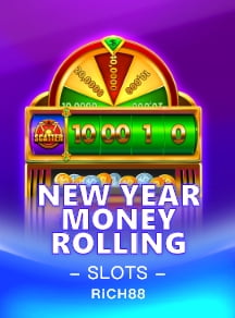 new year money rolling